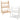 3-Tier Foldable Wooden Ladder Shelf – Natural Finish Display & Storage Stand - Lifeideas