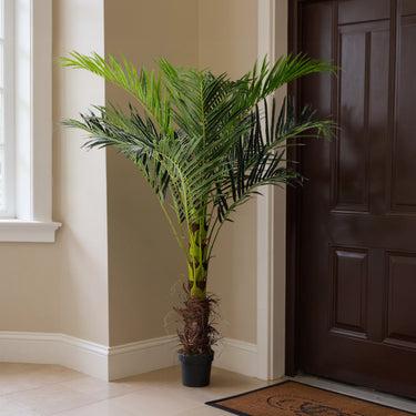 180cm Artificial Palm Tree – Lifelike Indoor Greenery in Pot for Home or Office Décor - Lifeideas
