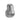 Artistic Gourd Porcelain Vase – Ribbed Silver Tabletop Accent for Modern Interiors - Lifeideas