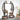 2-Piece Crescent-Shaped Tiered Wooden Plant Stand – 6-Tier Indoor/Outdoor Display Rack, Rustic Brown - Lifeideas