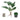 Artificial Monstera Leaf Potted Plant – Turtle Back Leaf Indoor Greenery Decoration - Lifeideas