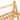 3-Tier Foldable Wooden Ladder Shelf – Natural Finish Display & Storage Stand - Lifeideas