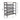 4/5-Tier Mesh Shoe Rack with Wood Top – Space-Saving Steel Organizer for Entryway or Closet - Lifeideas