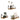 3-Piece Rustic Wood & Metal Floating Shelf Set – Wall-Mounted Decorative Storage Brackets - Lifeideas