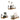 3-Piece Rustic Wood & Metal Floating Shelf Set – Wall-Mounted Decorative Storage Brackets - Lifeideas