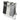 3-Section Foldable Laundry Basket with Labels & Aluminum Frame – Space-Saving Laundry Organizer - Lifeideas