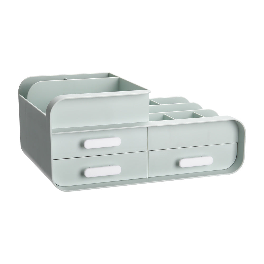 Multifunctional Plastic Desk Organizer with Drawers, SC1305