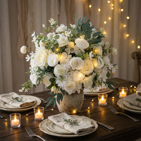 180cm tall artificial palm tree in a pot placed in the entrance corner, next to a door mat, creating a natural welcoming atmosphere
