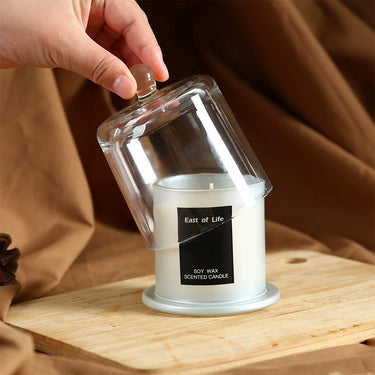 Soy Wax Scented Candle - English Pear & Freesia, Eco-Friendly & Luxurious