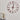 Vintage Rose Gold Wall Clock with Roman Numerals – Oversized Metal Design for Rustic Decor