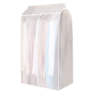 Hanging Garment Dust Cover – Transparent Clothes Protector with Zipper Closure