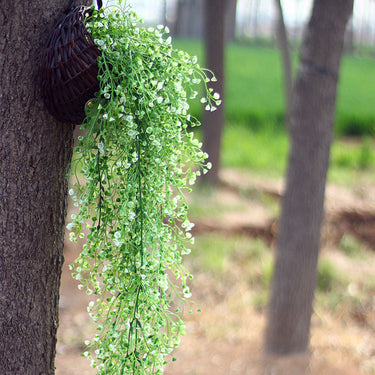 Realistic Artificial Hanging Vine – Silk Greenery for Indoor & Outdoor Wall Decor