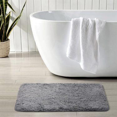 Soft Shag Super Absorbent Bath Rug with Non-Slip Backing