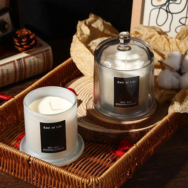 Soy Wax Scented Candle - English Pear & Freesia, Eco-Friendly & Luxurious