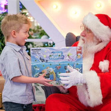 Advent Calendar Building Block Set – 24-Day Marine Animal Surprise Box (Age 3+) - Lifeideas