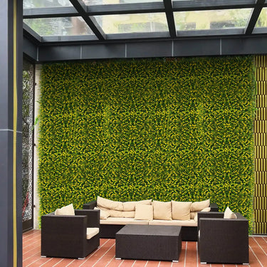Artificial Eucalyptus Wall Panel – Lush Greenery Backdrop for Indoor & Outdoor Decoration - Lifeideas