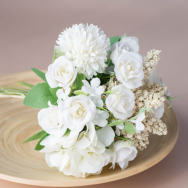 Artificial White Bouquet – Lifelike Wedding and Home Decoration Flowers - Lifeideas