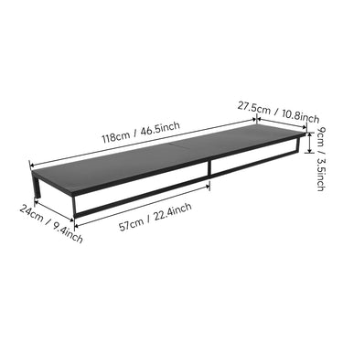 Wall-Mounted Clothes Rack with Top Shelf – Space-Saving Storage Solution