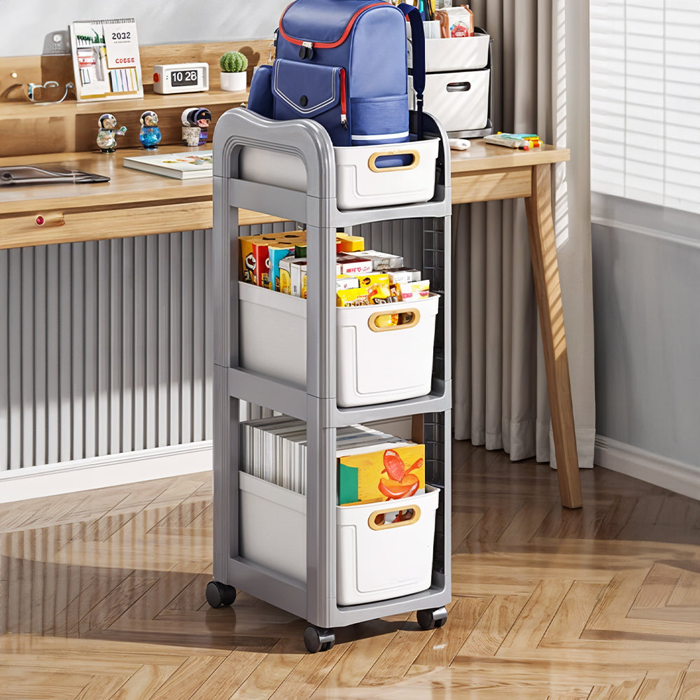 3/4-Tier Narrow Storage Rack – Efficient Organization Solution for Sma ...