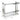 2-Tier Wall-Mounted Stainless Steel Bathroom Shelf – With Towel Bars & Hooks - Lifeideas