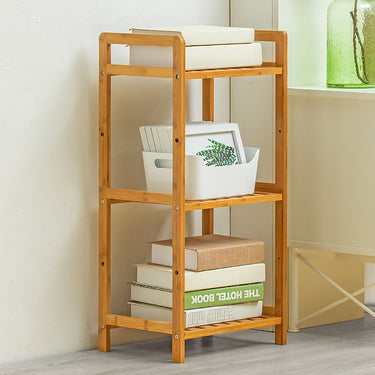 3-Tier Bamboo Wood Book Storage Shelf - Lifeideas