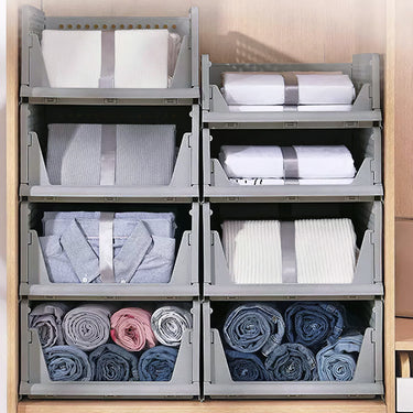 Folding Wardrobe Storage Drawer Box – Stackable, Breathable Organizer for Clothes, Toys, and More