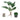 Artificial Monstera Leaf Potted Plant – Turtle Back Leaf Indoor Greenery Decoration - Lifeideas