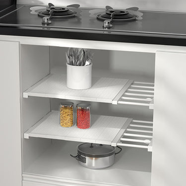 Expandable Closet Tension Shelf – Adjustable Storage Divider for Wardrobe & Cabinet Organization