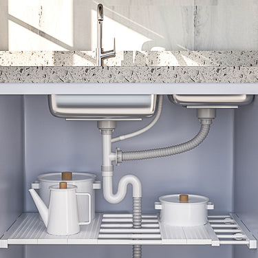 Expandable Closet Tension Shelf – Adjustable Storage Divider for Wardrobe & Cabinet Organization