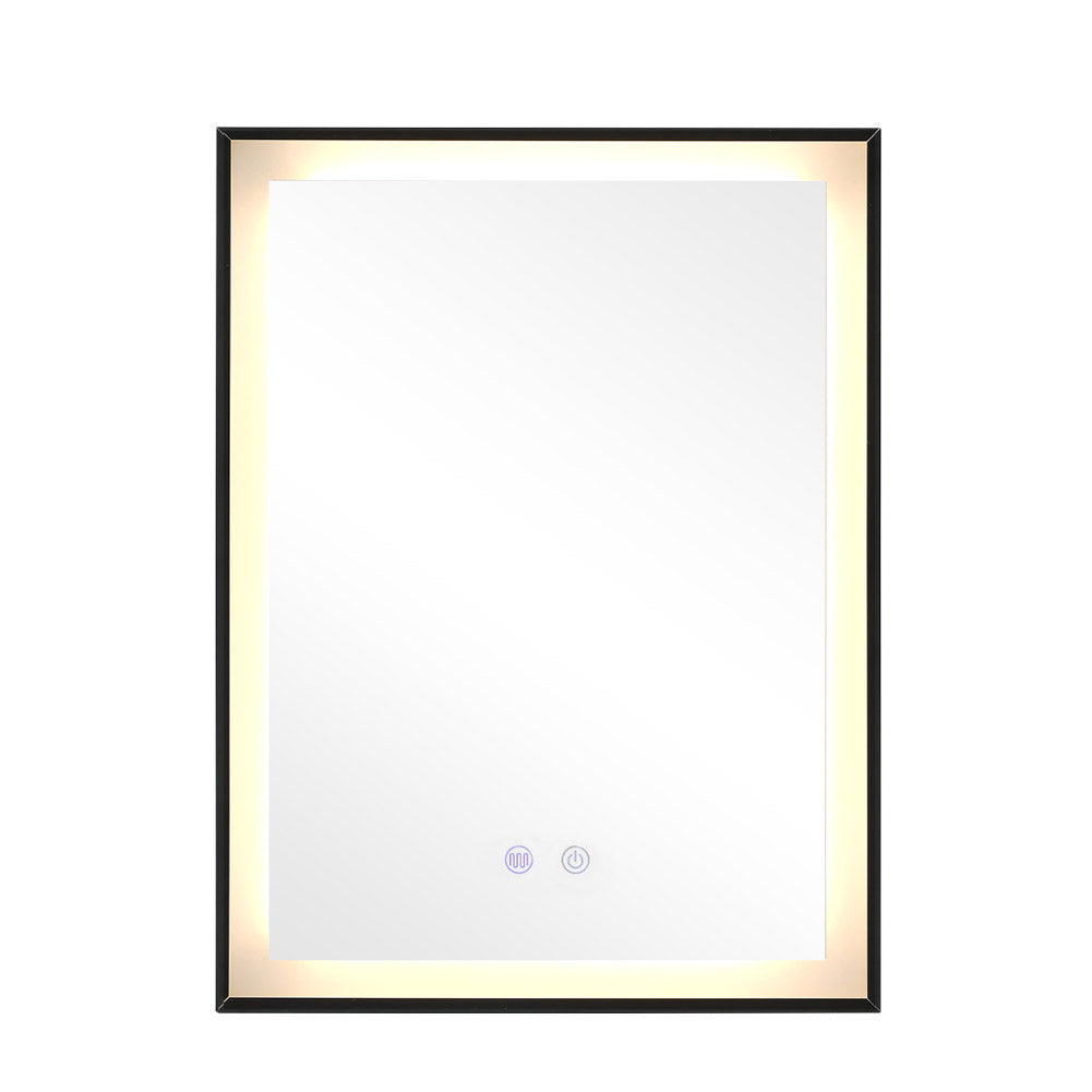 Single Door Fog Free LED Bathroom Mirror Cabinet