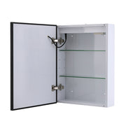Single Door Fog Free LED Bathroom Mirror Cabinet