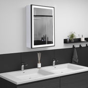 Single Door Fog Free LED Bathroom Mirror Cabinet