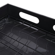 Black Steel Cabinet Pull-Out Bowl Rack