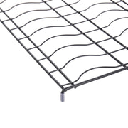 Black Steel Cabinet Pull-Out Bowl Rack