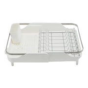Aluminum Alloy Dish Drying Rack with Utensil Holder