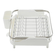 Aluminum Alloy Dish Drying Rack with Utensil Holder