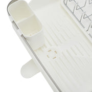 Aluminum Alloy Dish Drying Rack with Utensil Holder