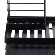 Black Steel Kitchen Sink Caddy Organizer