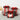 Clear Cylindrical Cake Gift Box with Black Lid and Red Ribbon