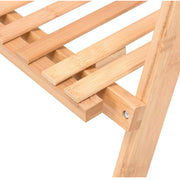 96cm Height 3 Tier Wood Plant Stand Folding Garden Display Racks