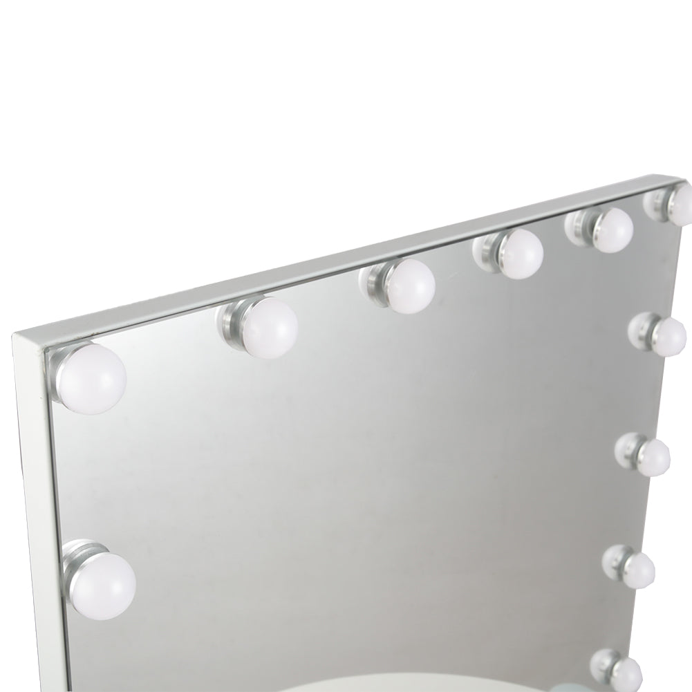 LED Lighted Vanity Mirror with 14 Bulbs for Dressing Room and Bedroom