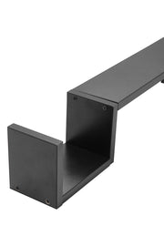 Set of 2 Wooden Wall Mounted Floating Shelves