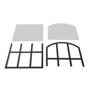 Rustic Arch Wood Window Pane Wall Decor
