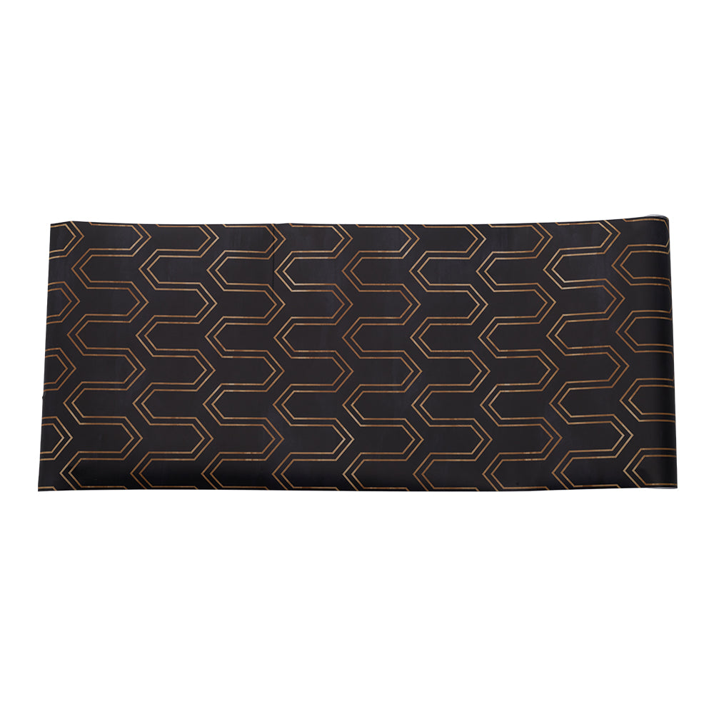 Navy and Gold Geometric Wallpaper