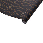 Navy and Gold Geometric Wallpaper