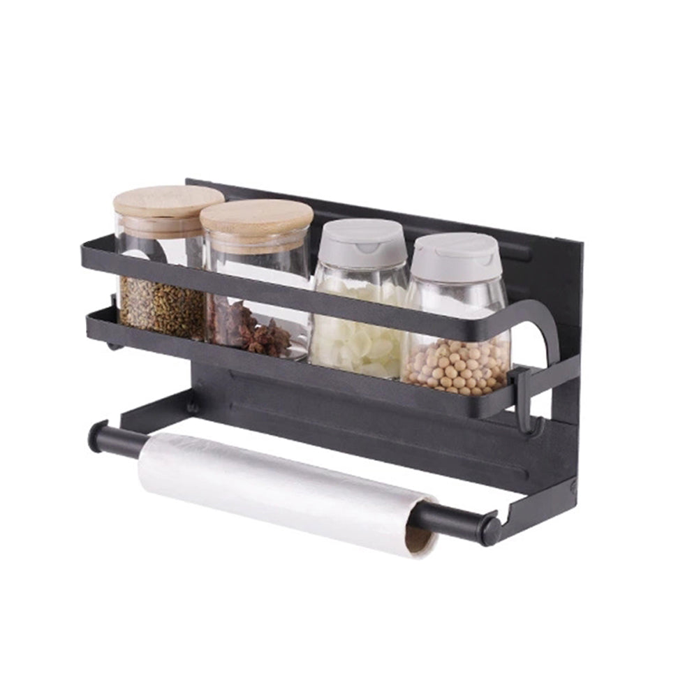 Magnetic Fridge Organizer Metal Kitchen Rack