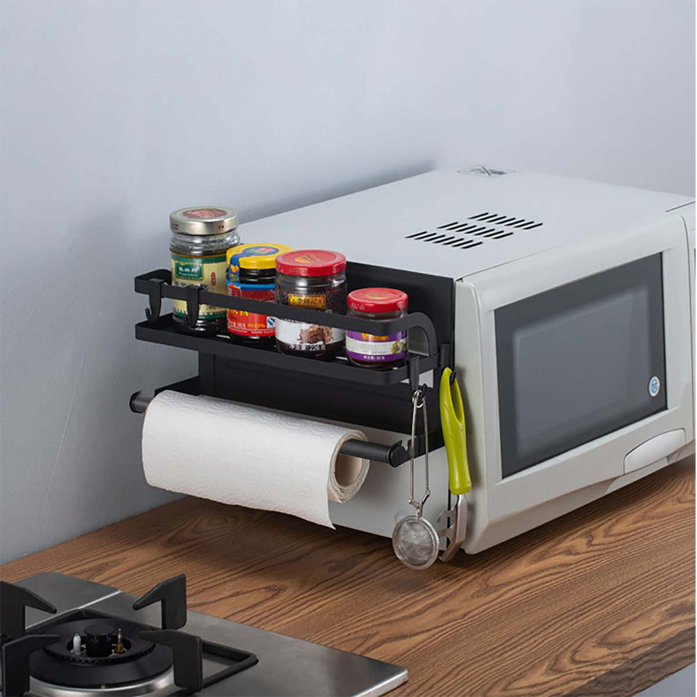 Magnetic Fridge Organizer Metal Kitchen Rack