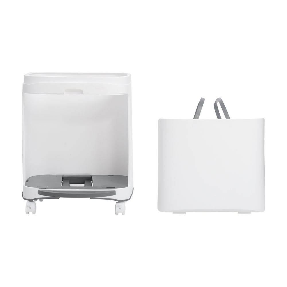 48 Litre Step on Recycling Rubbish Bin Double Layer Pedal Bin with Inner Buckets