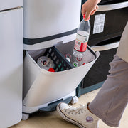 48 Litre Step on Recycling Rubbish Bin Double Layer Pedal Bin with Inner Buckets