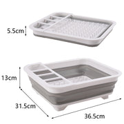 Plastic Collapsible Dish Rack Drainer